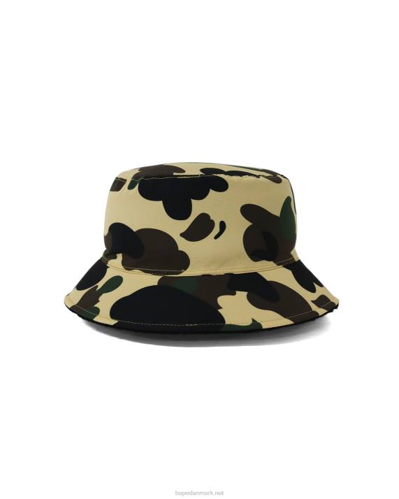 A Bathing Ape Kvinder 1 camo boa vendbar bøttehat HH6J1155 sort