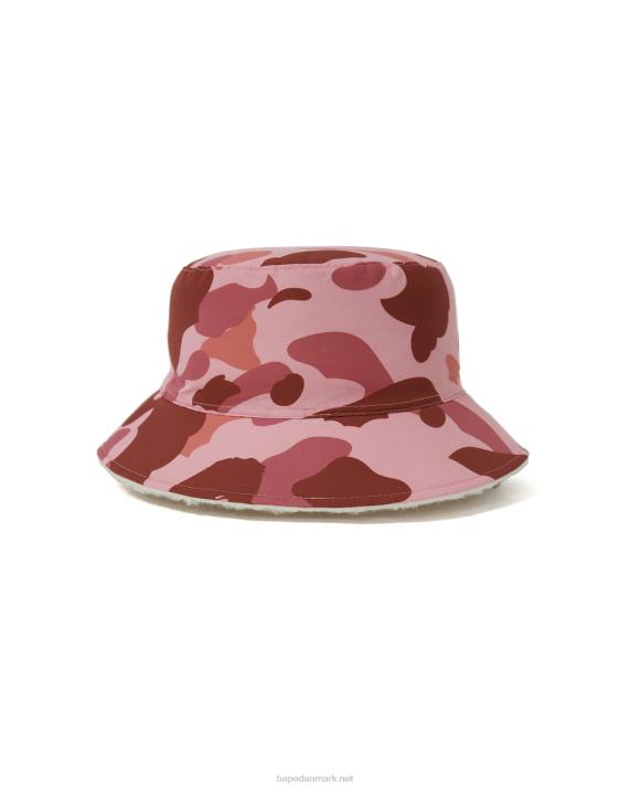 A Bathing Ape Kvinder 1 camo boa vendbar bøttehat HH6J1156 hvid
