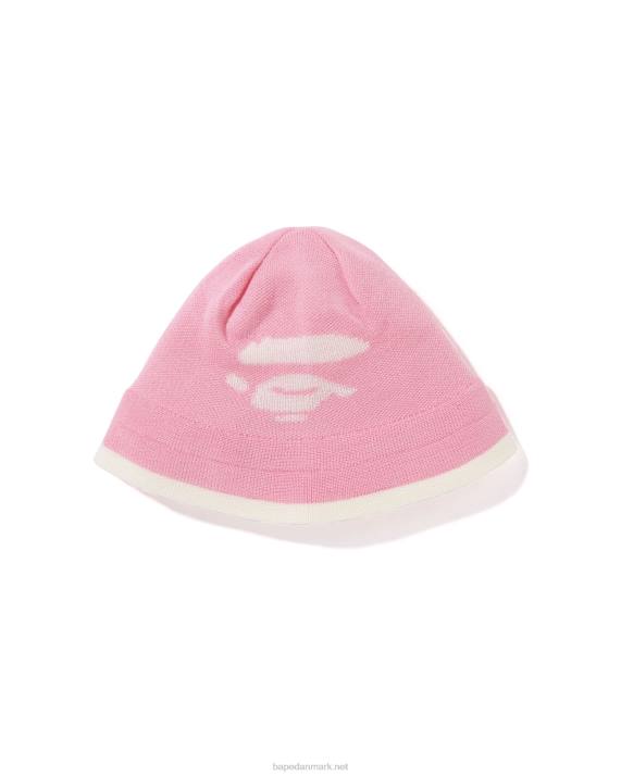 A Bathing Ape Kvinder ansigt strik hue HH6J1107 lyserød