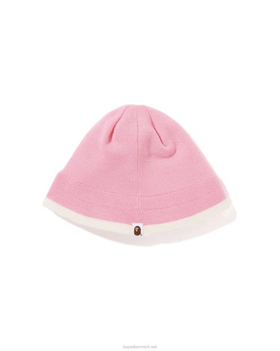 A Bathing Ape Kvinder ansigt strik hue HH6J1107 lyserød