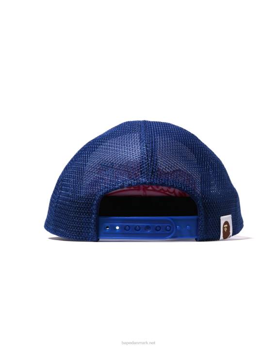 A Bathing Ape Kvinder baby milo broderi mesh kasket HH6J1142 blå