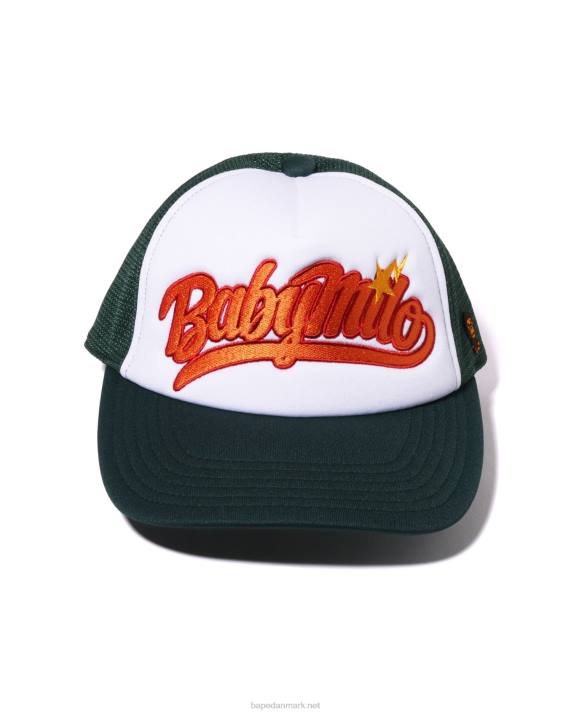 A Bathing Ape Kvinder baby milo broderi mesh kasket HH6J1143 dyb jungle
