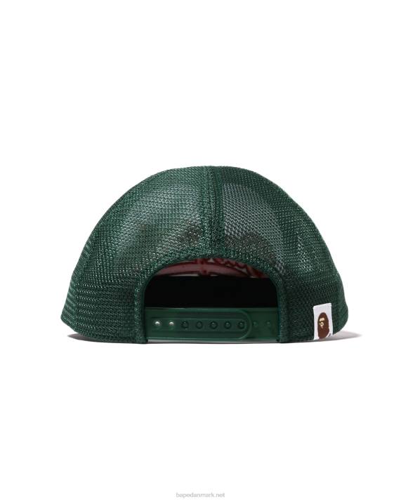 A Bathing Ape Kvinder baby milo broderi mesh kasket HH6J1143 dyb jungle