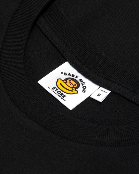 A Bathing Ape Kvinder baby milo grafisk t-shirt HH6J860 sort