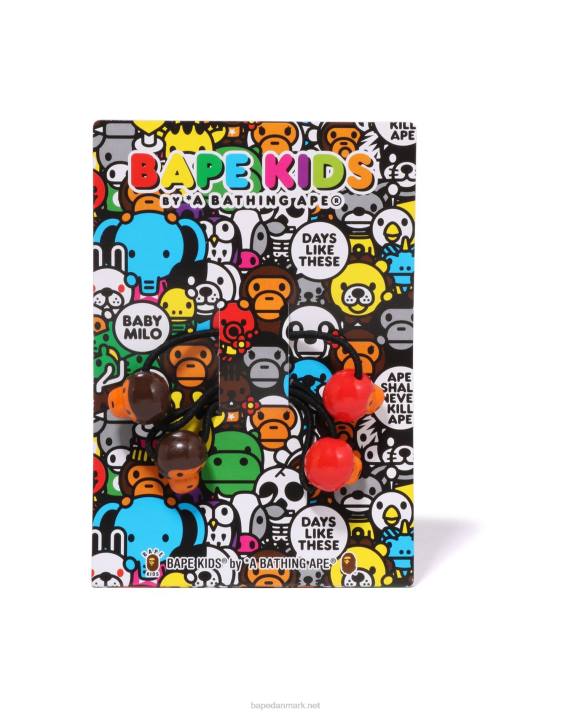 A Bathing Ape Kvinder baby milo hår gummibånd sæt HH6J1074 Brun