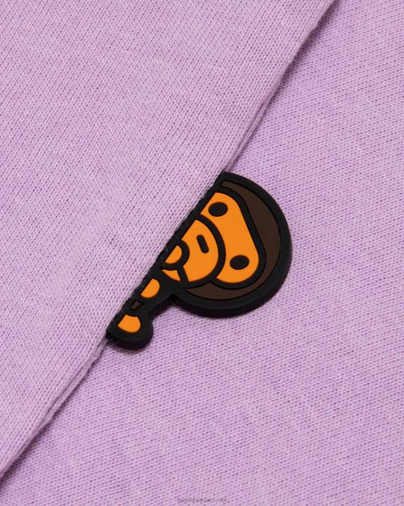 A Bathing Ape Kvinder baby milo kortærmet t-shirt HH6J859 lilla