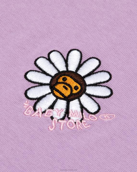 A Bathing Ape Kvinder baby milo kortærmet t-shirt HH6J859 lilla