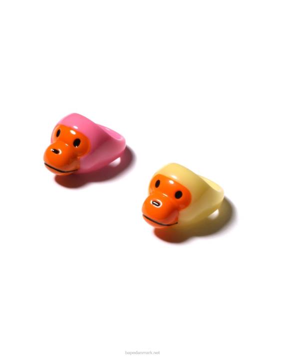 A Bathing Ape Kvinder baby milo ring sæt HH6J1147 lyserød