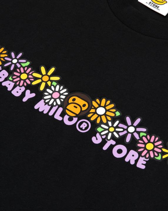 A Bathing Ape Kvinder baby milo slim fit t-shirt HH6J810 sort