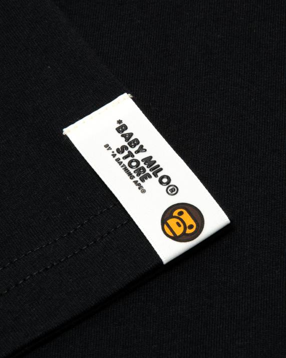 A Bathing Ape Kvinder baby milo slim fit t-shirt HH6J810 sort