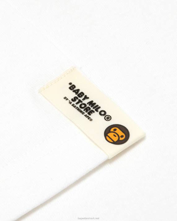 A Bathing Ape Kvinder baby milo t-shirt HH6J857 hvid