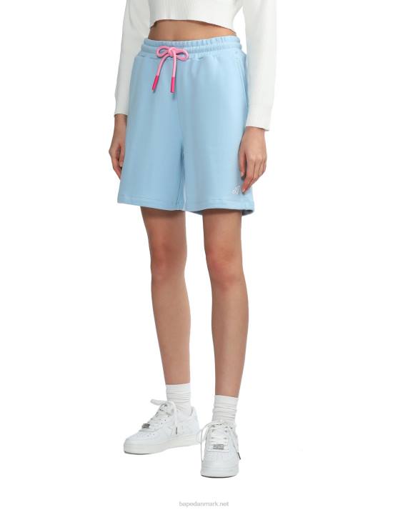 A Bathing Ape Kvinder baneshorts med logo HH6J883 Himmelblå
