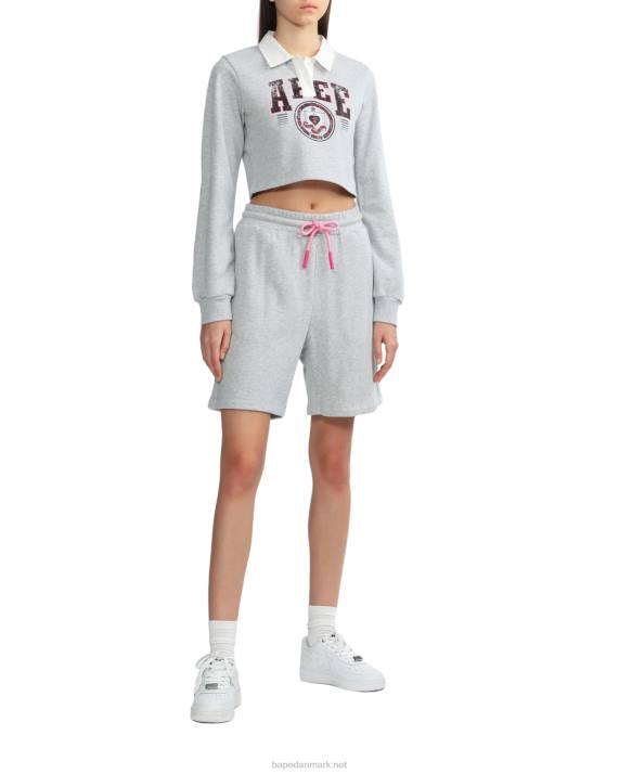 A Bathing Ape Kvinder baneshorts med logo HH6J886 grå