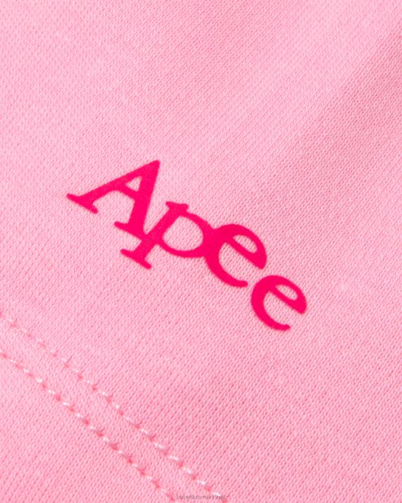 A Bathing Ape Kvinder blomst beskåret t-shirt HH6J966 lyserød