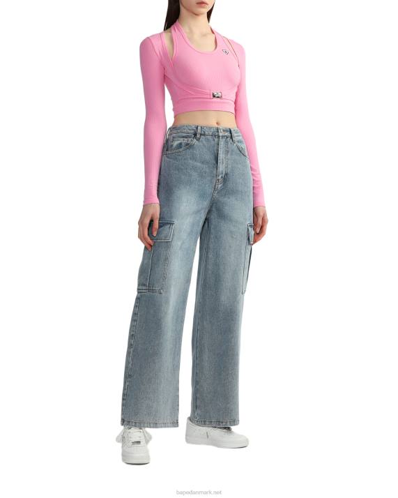 A Bathing Ape Kvinder cargo jeans HH6J817 denim