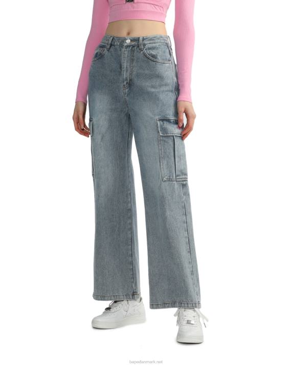 A Bathing Ape Kvinder cargo jeans HH6J817 denim