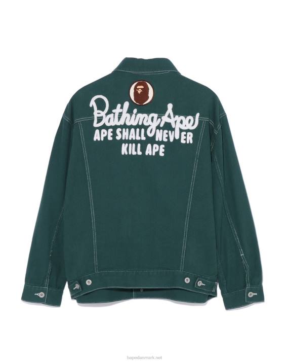 A Bathing Ape Kvinder champion oversized farve twill jakke HH6J911 dyb jungle