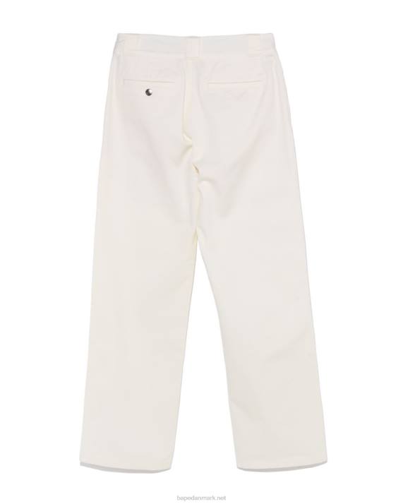 A Bathing Ape Kvinder chino arbejdsbukser HH6J885 hvid