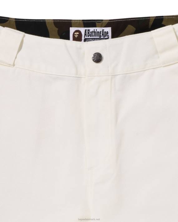 A Bathing Ape Kvinder chino arbejdsbukser HH6J885 hvid