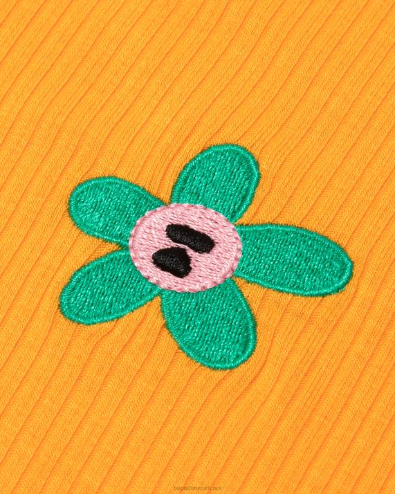 A Bathing Ape Kvinder cropped top med snøre med logo HH6J934 orange