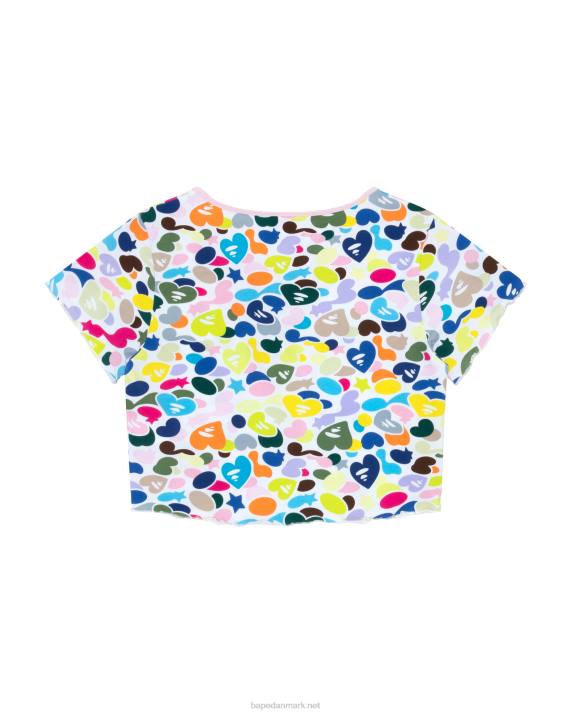 A Bathing Ape Kvinder cropped top med snørebånd HH6J946 caise