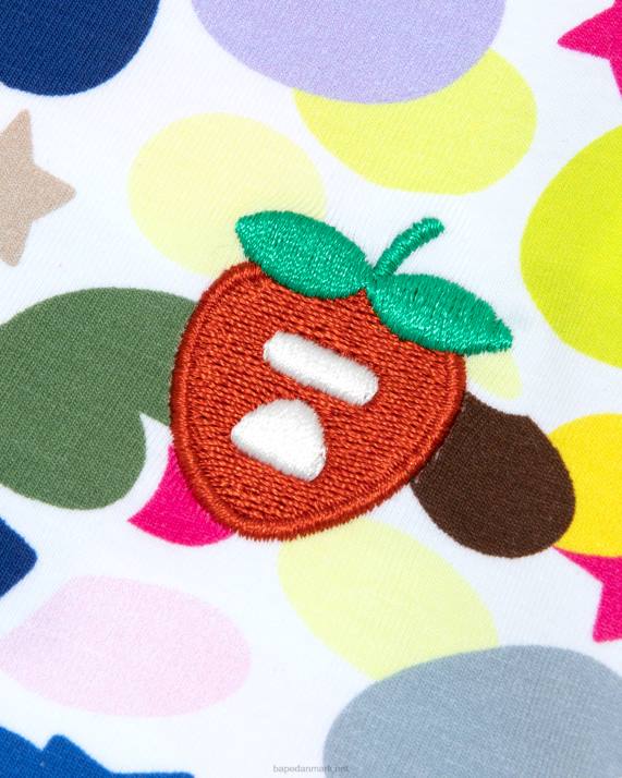 A Bathing Ape Kvinder cropped top med snørebånd HH6J946 caise