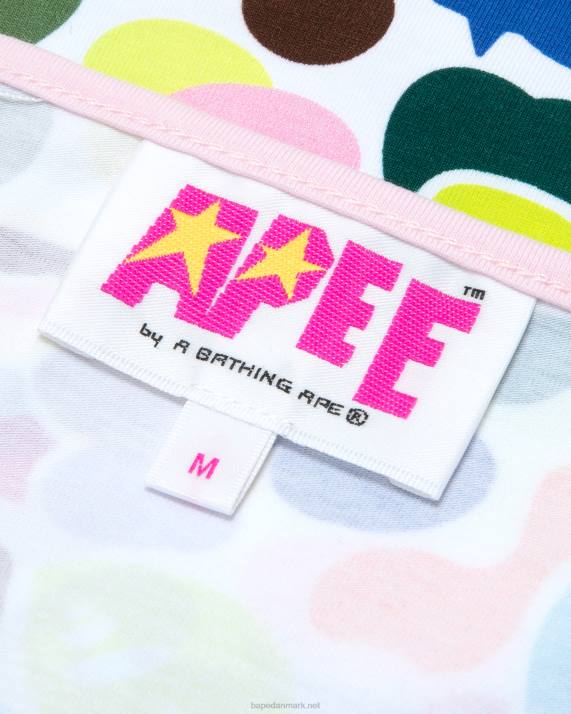 A Bathing Ape Kvinder cropped top med snørebånd HH6J946 caise