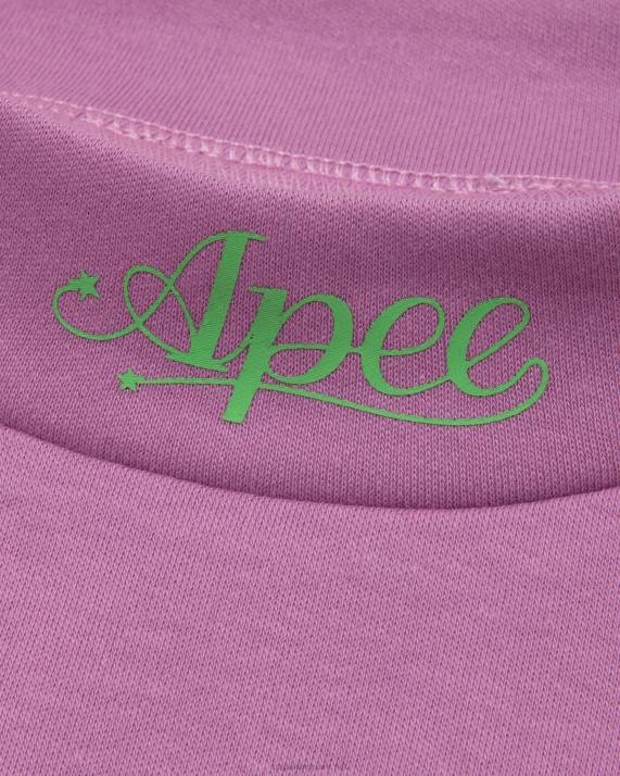 A Bathing Ape Kvinder cropped turtle neck top HH6J1049 lilla