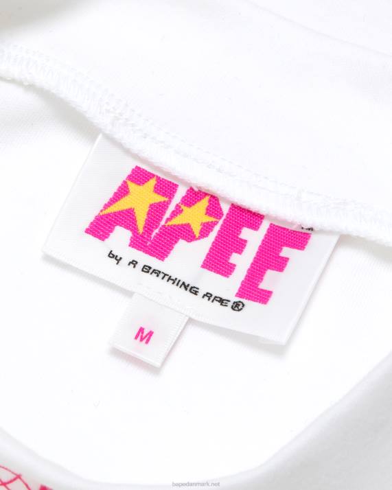 A Bathing Ape Kvinder cropped turtle neck top HH6J1050 hvid