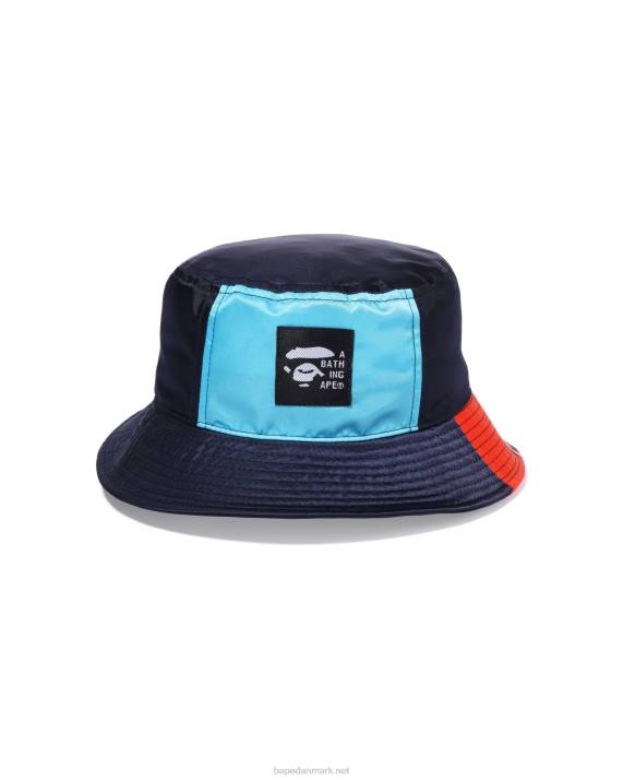 A Bathing Ape Kvinder farve blok bøttehat HH6J1148 caise