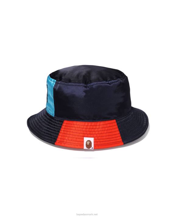 A Bathing Ape Kvinder farve blok bøttehat HH6J1148 caise