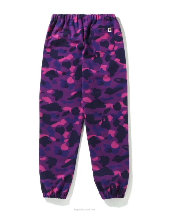 A Bathing Ape Kvinder farve camo oversized joggingbukser HH6J986 lilla