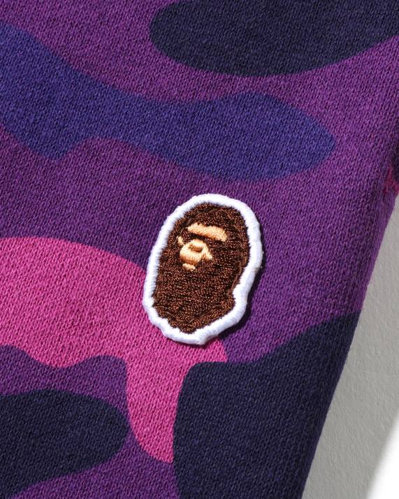 A Bathing Ape Kvinder farve camo oversized joggingbukser HH6J986 lilla