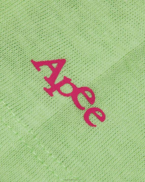 A Bathing Ape Kvinder grafisk beskåret t-shirt HH6J951 efterårsgrøn