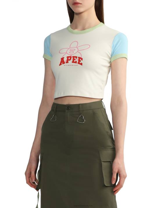 A Bathing Ape Kvinder grafisk top HH6J800 hvid