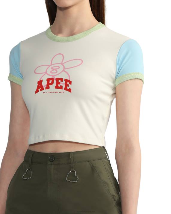 A Bathing Ape Kvinder grafisk top HH6J800 hvid