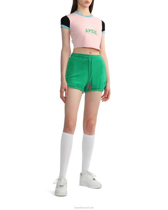 A Bathing Ape Kvinder grafisk top HH6J801 lyserød