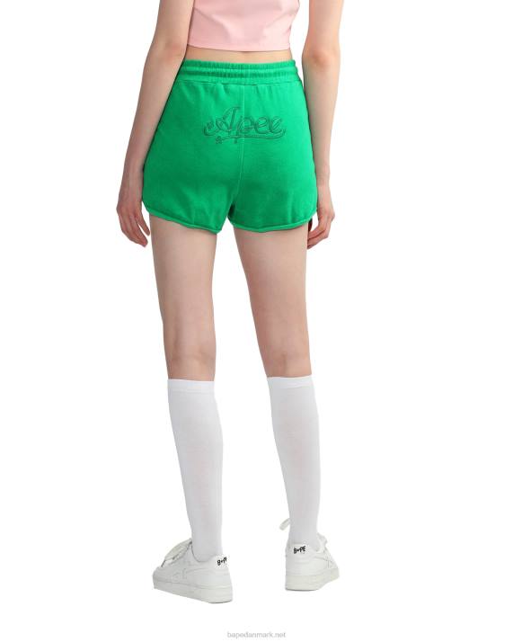 A Bathing Ape Kvinder håndklæde løbeshorts HH6J829 smaragd