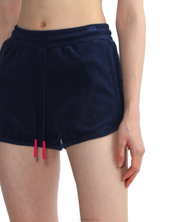 A Bathing Ape Kvinder håndklæde løbeshorts HH6J830 Marine blå