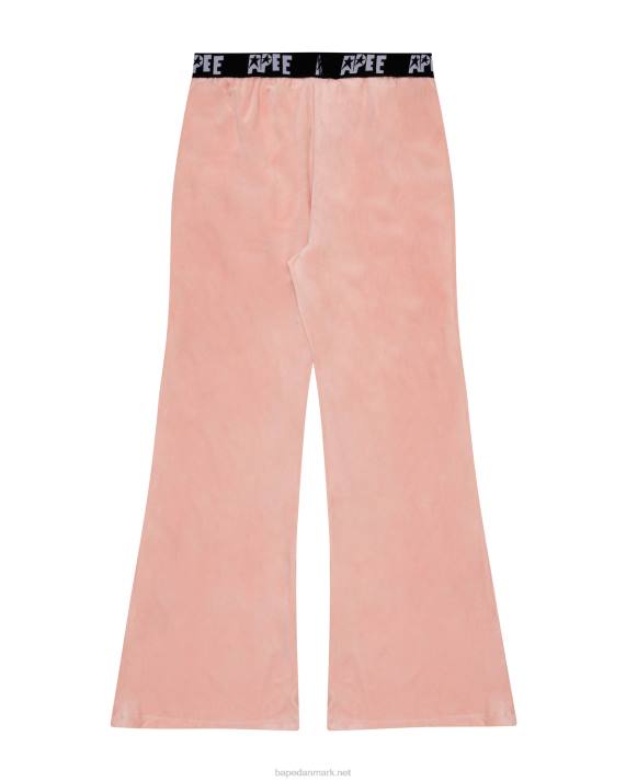 A Bathing Ape Kvinder joggers i velour HH6J1042 lyserød
