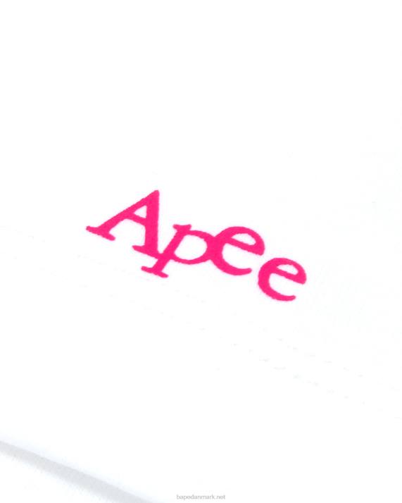 A Bathing Ape Kvinder klassisk t-shirt HH6J958 bleget hvid