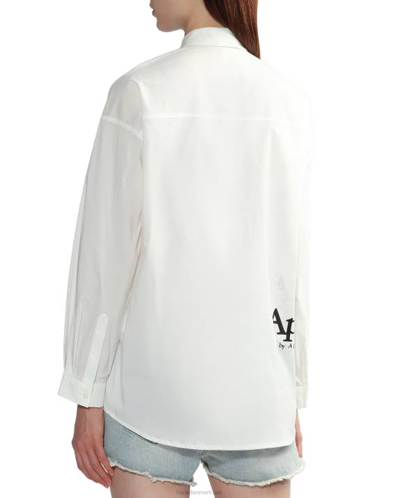 A Bathing Ape Kvinder kæreste skjorte HH6J834 hvid