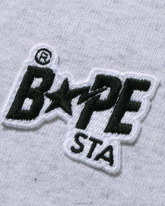A Bathing Ape Kvinder logo one point t-shirt HH6J1002 grå