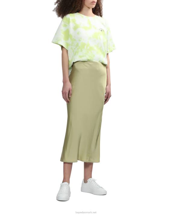 A Bathing Ape Kvinder logo tie-dye t-shirt HH6J790 lysegrøn