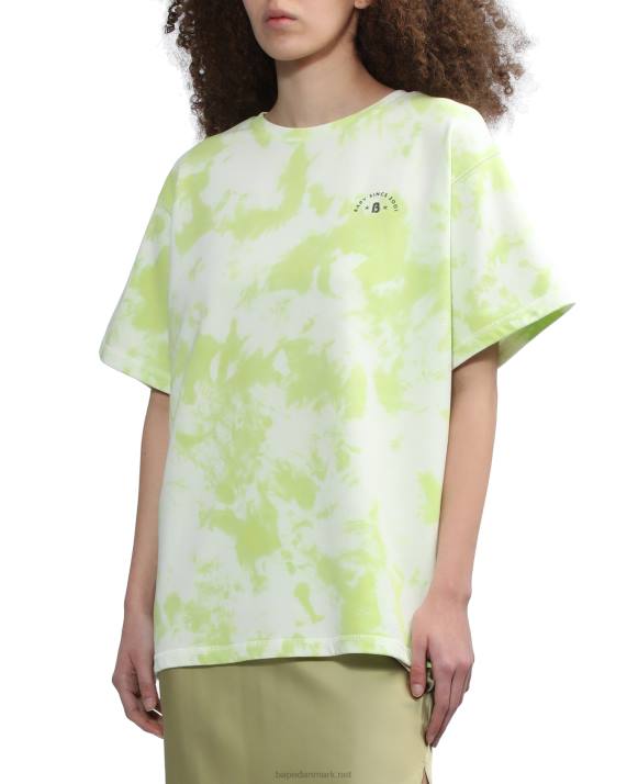 A Bathing Ape Kvinder logo tie-dye t-shirt HH6J790 lysegrøn