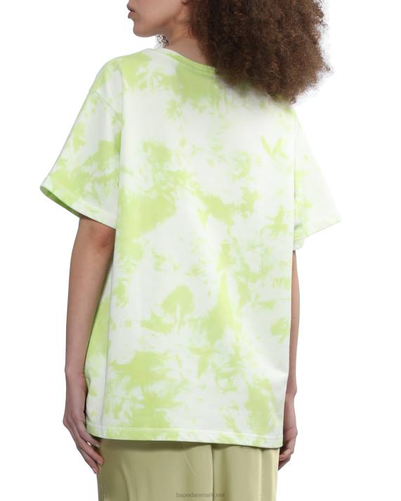 A Bathing Ape Kvinder logo tie-dye t-shirt HH6J790 lysegrøn
