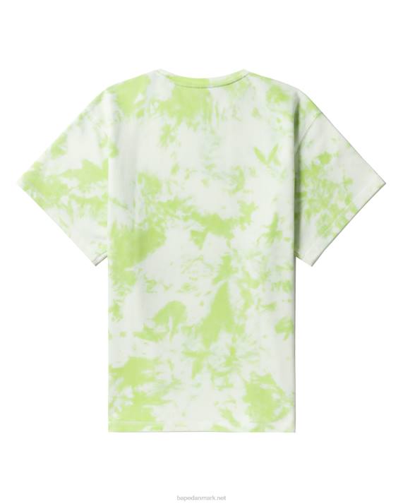 A Bathing Ape Kvinder logo tie-dye t-shirt HH6J790 lysegrøn