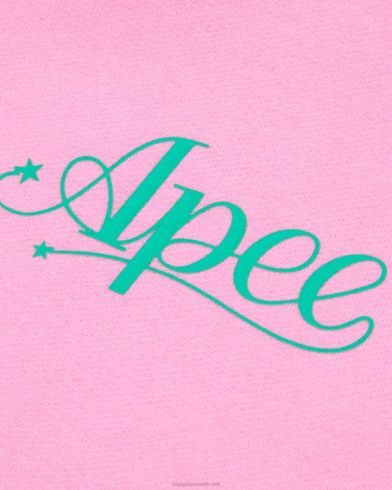 A Bathing Ape Kvinder lounge shorts med logo HH6J961 lyserød