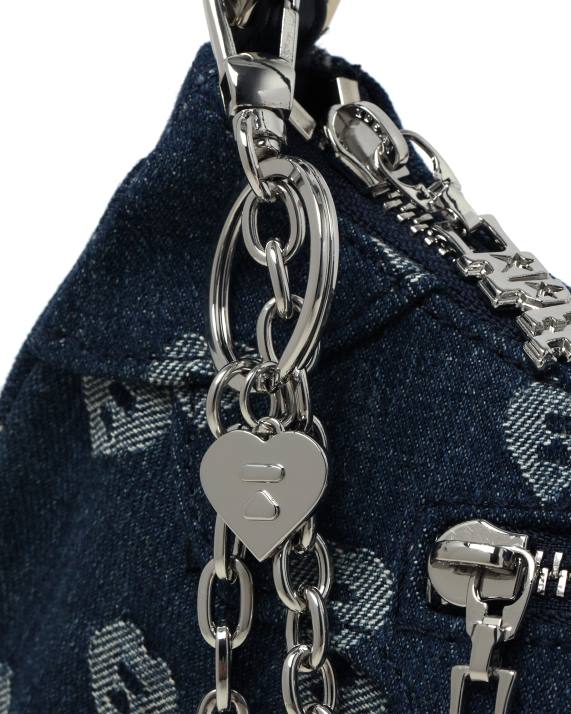 A Bathing Ape Kvinder mønster denim taske 2 HH6J1083 denim