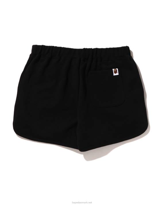 A Bathing Ape Kvinder one point sweatshorts HH6J893 sort